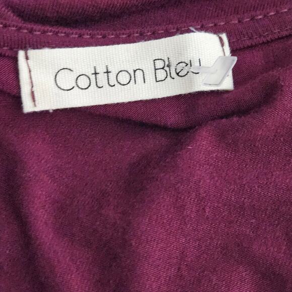 Burgendy Dress with Pockets Size Medium - Picture 3 of 4